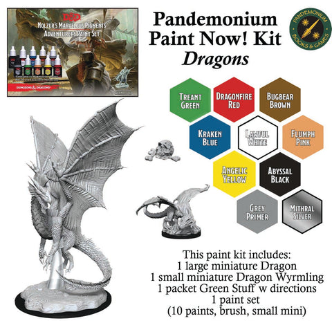 Paint Now! Miniature Painting Kit (age 14+) - Dragons